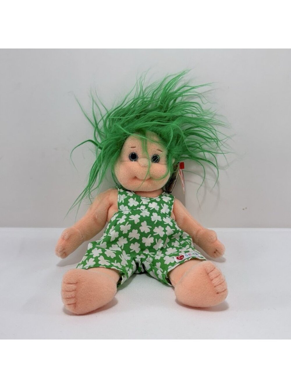 Ty Beanie Kids Clover Shenanigan Plush Toy Girl Doll Irish St Patrick Ireland